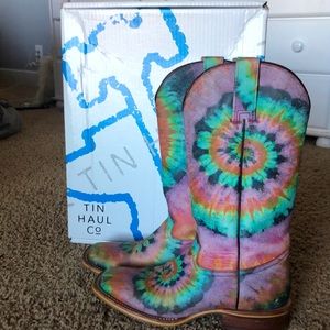 Tin Haul Groovy TieDye Boots